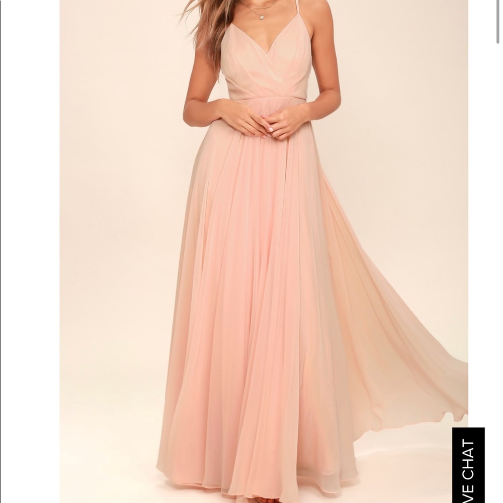 Peach/Pink Lulu’s Prom Dress
